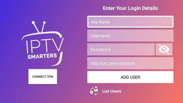 IPTV Smarters Pro Login